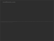 Tablet Screenshot of modthesim.com